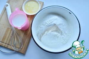 Отрывной пирог с сосисками