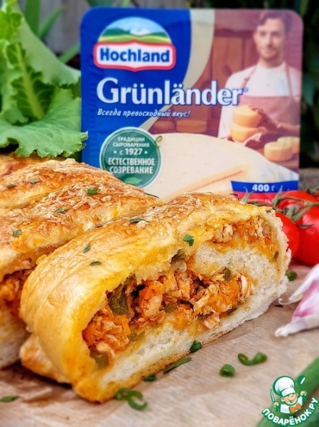 Куриный рулет-пицца "Стромболи" Куриный рулет-пицца "Стромболи"