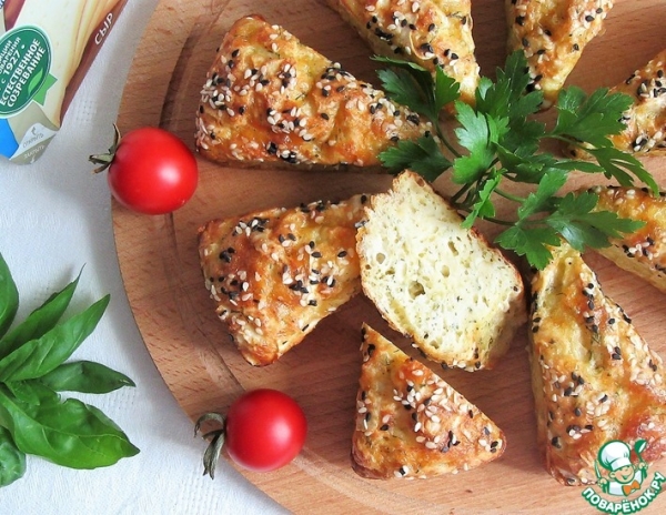 Порционные пироги из лаваша с сыром