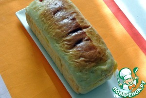 Домашний хлеб с ветчиной и сыром