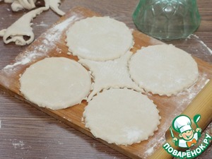 Мини-пиццы "Цветочки"