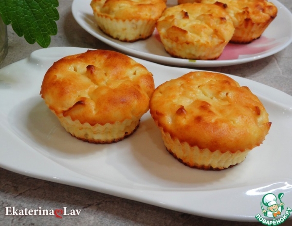 Сырники в духовке с яблоком