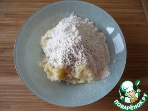 Картофельная лепешка с сыром на сковороде