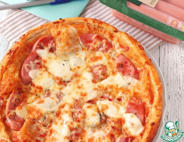 Пирог-пицца "Школьная" Пирог-пицца "Школьная"