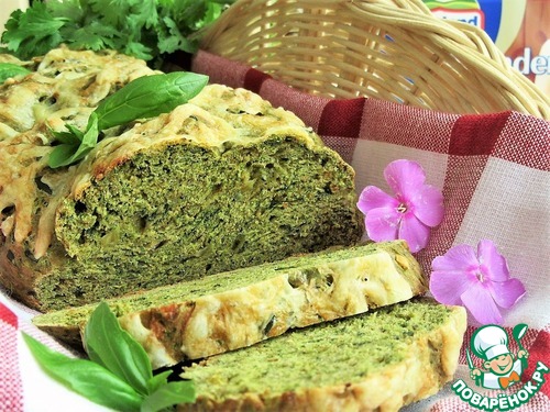 Деревенская коса с сыром и шпинатом Деревенская коса с сыром и шпинатом