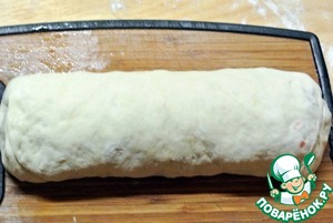 Домашний хлеб с ветчиной и сыром