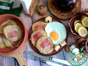 Овсяные оладьи с припёком из индейки Овсяные оладьи с припёком из индейки