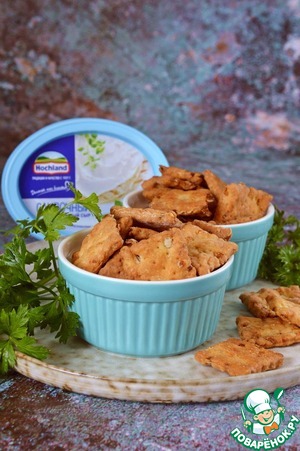 Хрустящее луковое печенье