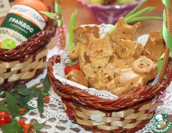 Кексы «Сырный и колбасный перекус»