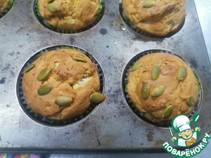 Творожно-кабачковые маффины