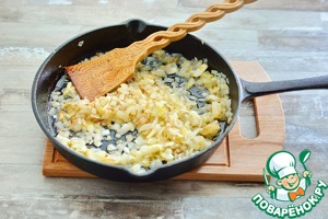 Блинчики с ливером и плавленым сыром