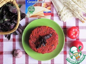 Свекольные лепешки с сыром и базиликом