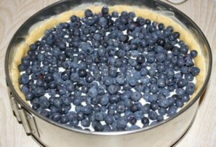 Открытый пирог с творожной начинкой и ягодами Открытый пирог с творожной начинкой и ягодами