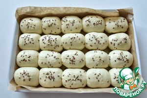 Отрывной пирог с сосисками