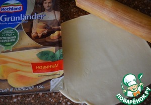 Лепёшки с сыром и зеленью