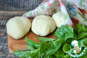 Лепёшки с сыром и зеленью