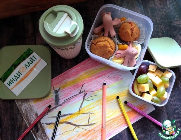 Перекус в ланч-боксе для школьника Перекус в ланч-боксе для школьника
