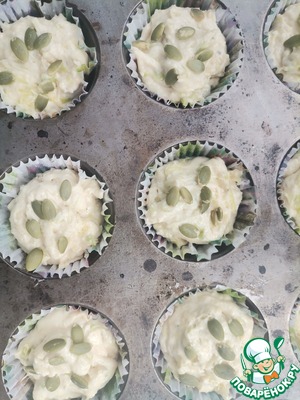 Творожно-кабачковые маффины