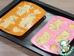 Кексы «Сырный и колбасный перекус»