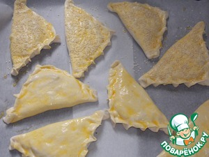 Быстрая самса с фаршем и сыром