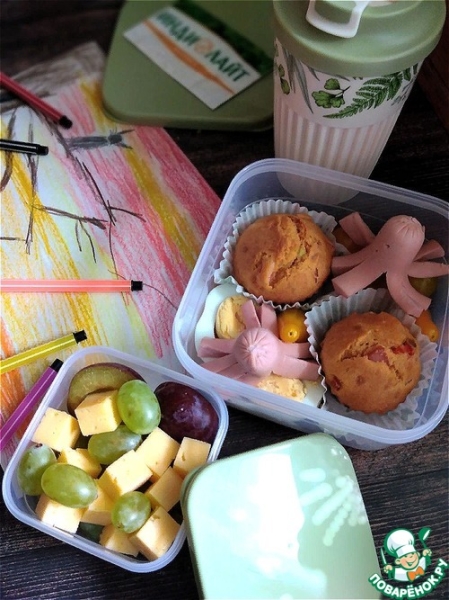 Перекус в ланч-боксе для школьника Перекус в ланч-боксе для школьника