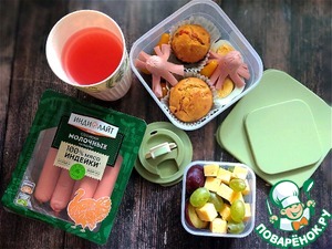 Перекус в ланч-боксе для школьника Перекус в ланч-боксе для школьника