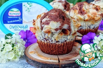 Слойки с персиками и мятным кремом Слойки с персиками и мятным кремом