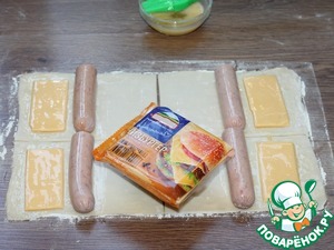 Сосиски из индейки с сыром Сосиски из индейки с сыром