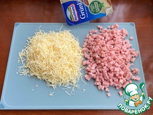 Овощные котлеты с сыром и ветчиной Овощные котлеты с сыром и ветчиной