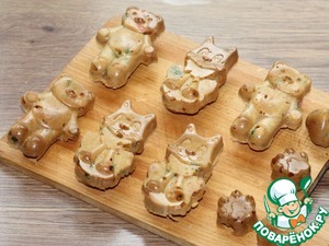 Кексы «Сырный и колбасный перекус»