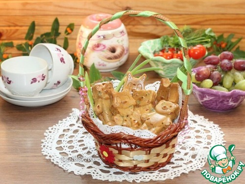 Кексы «Сырный и колбасный перекус»