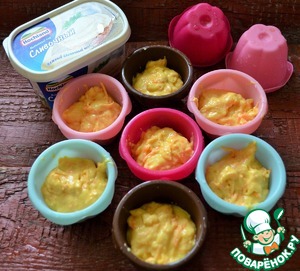 Сырно-морковные кексы