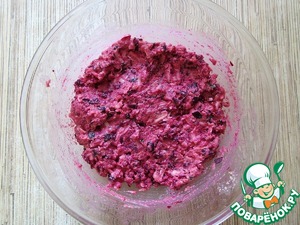 Свекольные лепешки с сыром и базиликом