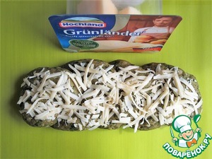 Деревенская коса с сыром и шпинатом Деревенская коса с сыром и шпинатом