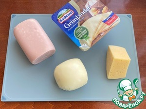 Булочки с ветчиной и сыром