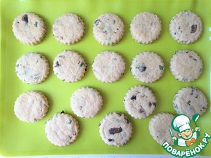 Сконы с плавленым сыром и грибами