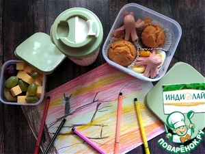 Перекус в ланч-боксе для школьника Перекус в ланч-боксе для школьника