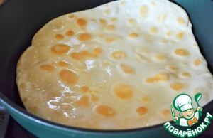 Лепёшки с сыром и зеленью