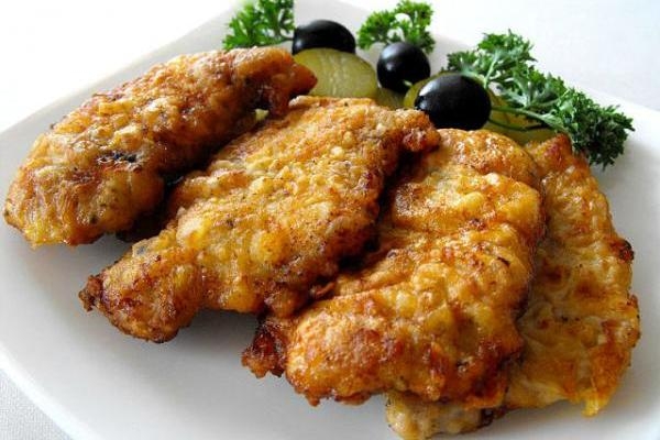 Сочные отбивные в чесночном кляре Сочные отбивные в чесночном кляре