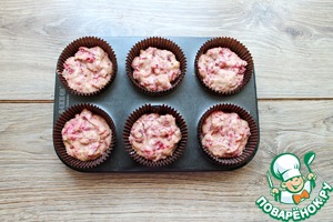 Малиновые маффины с сюрпризом