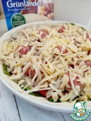 Киш со шпинатом и сыром Киш со шпинатом и сыром