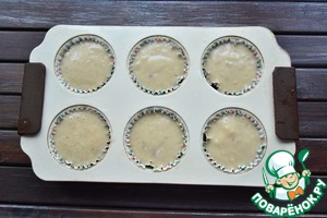 Банановые маффины с творожным сыром Банановые маффины с творожным сыром