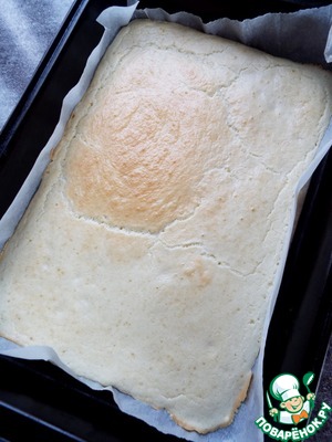 Бисквитный рулет с сытной начинкой