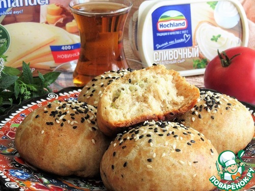 Погача с сыром и мятой Погача с сыром и мятой