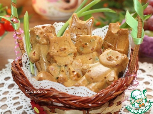 Кексы «Сырный и колбасный перекус»