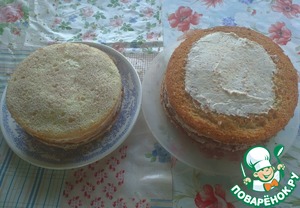 Большой торт с крем-чиз