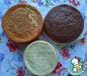 Большой торт с крем-чиз