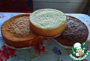 Большой торт с крем-чиз