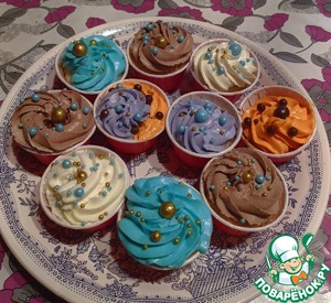 Большой торт с крем-чиз