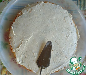Большой торт с крем-чиз